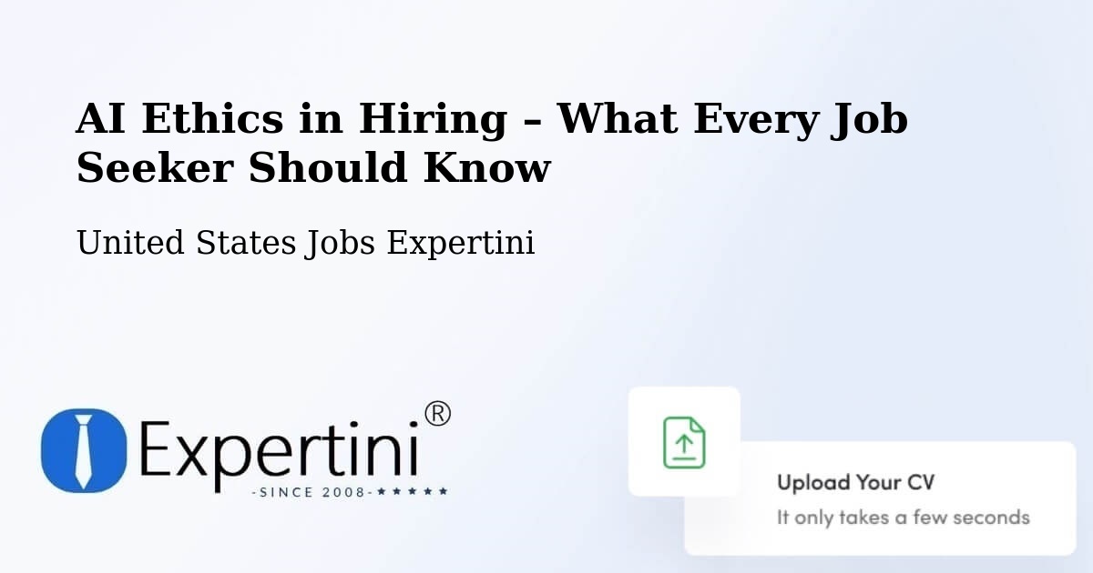 AI Ethics in Recruitment & Hiring – Morrilton - Morrilton, United States Jobs Expertini