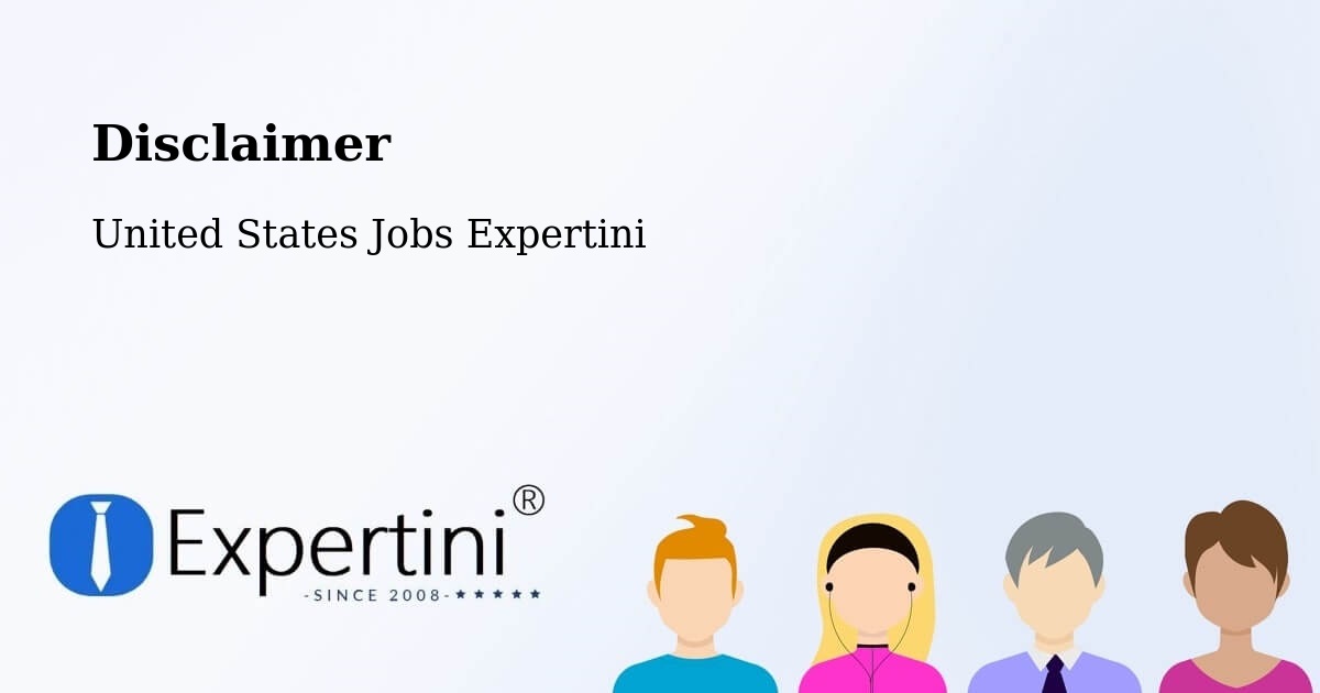Disclaimer – Morrilton - United States Jobs Expertini