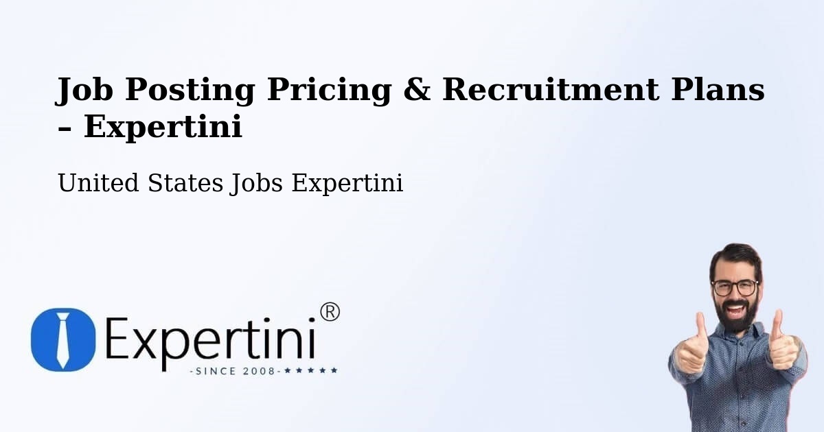 Job Posting Pricing & Recruitment Plans – Morrilton - Morrilton, United States Jobs Expertini